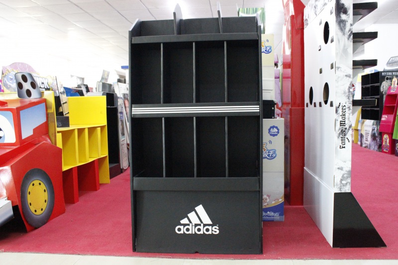 阿迪达斯纸展示架